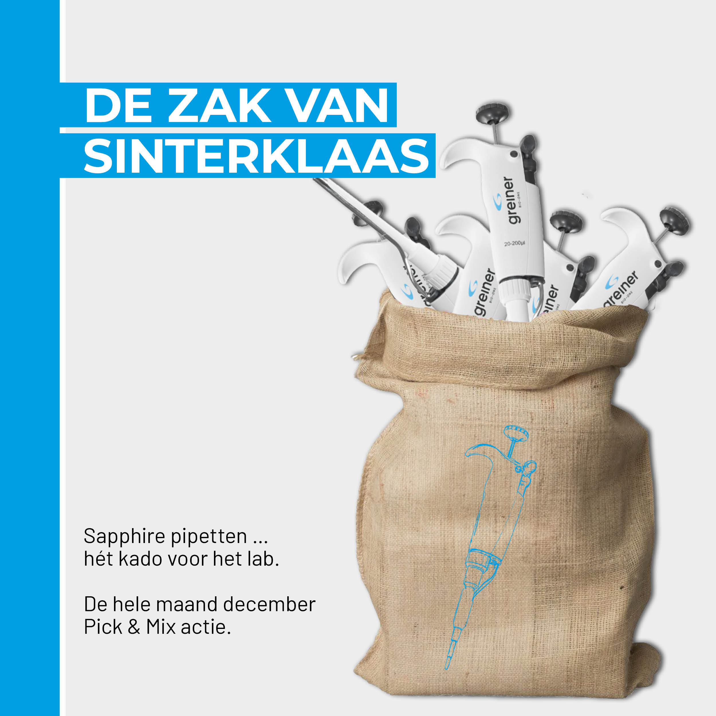 Sinterklaas aanbieding Sapphire pipetten